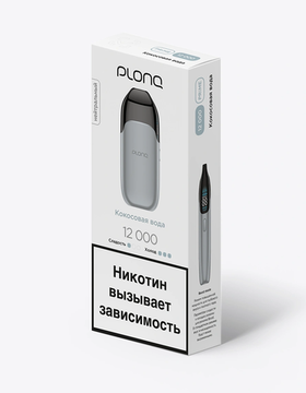 Купить Одноразовый Pod Plonq Prime 12000 - Кокосовая вода (12000 затяжек)