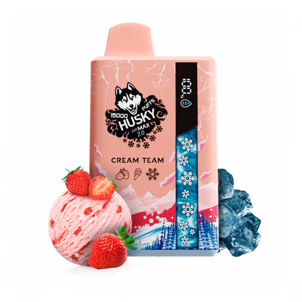 Купить Одноразовый Pod Husky Air Max 2.0 - Cream Team (15000 затяжек)