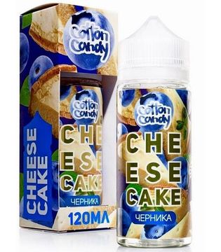 Купить Жижа Cotton Candy Cheesecake - Черника 120 мл