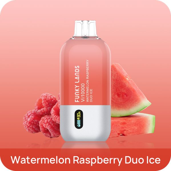 Купить Одноразовый Pod Funky Lands - Арбуз Малина Лед (10000 затяжек)