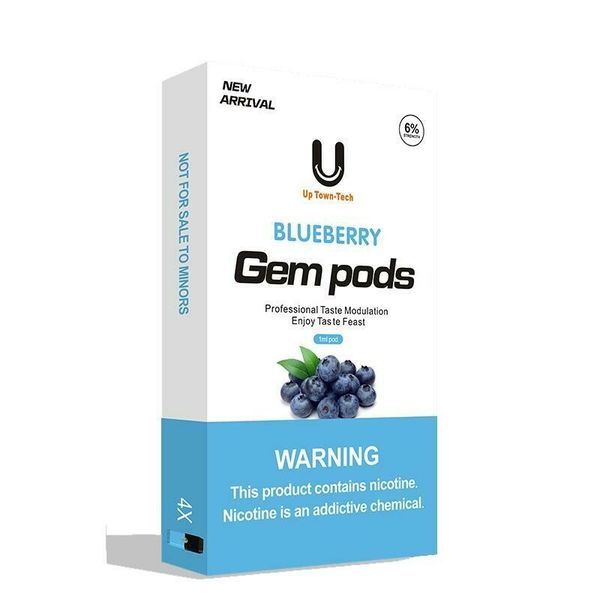 Цена на Картриджи для Juul - Gem Pods - Blueberries beads 6,0% (4 шт) Купить Картриджи для Juul - Gem Pods - Blueberries beads 6,0% (4 шт)