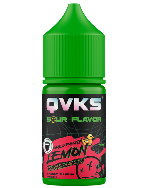 Купить Ароматизатор QVKS Sour 13мл - Гранат Малина Лимон