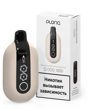 Купить Одноразовый Pod Plonq Plonq ULTRA 12000 - Ванильное Мороженое (12000 затяжек)