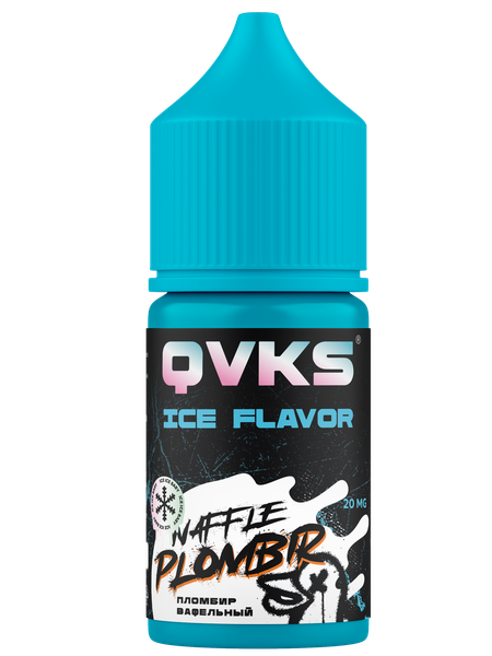 Купить Ароматизатор QVKS Ice 13мл - Пломбир Вафельный