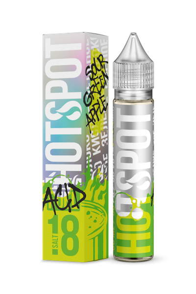 Купить Жижа Hotspot Acid Salt - Sour Green Apple 30 мл