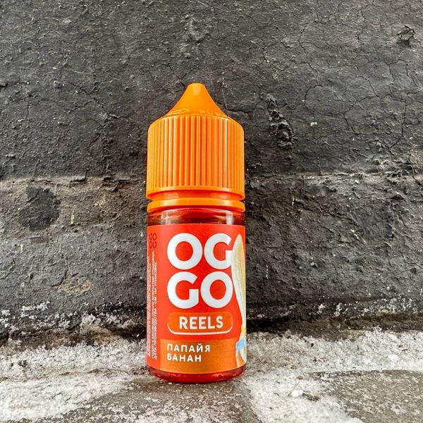 Купить Жидкость OGGO Reels Ice Salt - Папайя Банан 30 мл