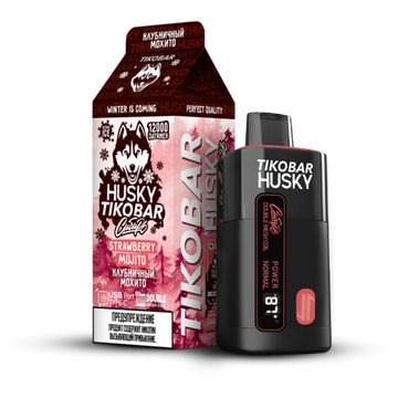 Купить Одноразовый Pod Tikobar Husky Сибирь - Strawberry Mojito (12000 затяжек)