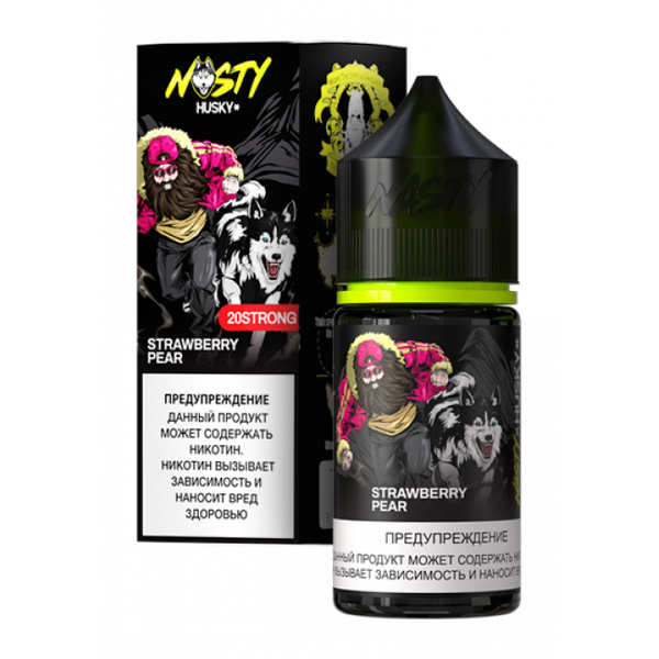 Купить Жидкость Nasty X Husky Import Salt 30 мл - Strawberry Pear (20 мг)