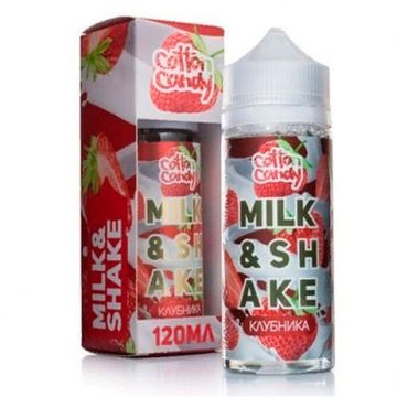 Купить Жидкость Cotton Candy Milk&Shake - Клубника (120 мл)