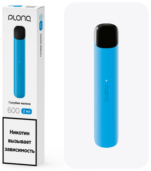 Купить Одноразовый Pod Plonq Alpha - Голубая Малина (600 затяжек)