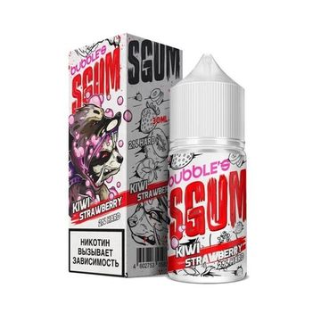 Купить Жидкость Bubble's SGUM Salt - Клубничная жвачка с киви 30 мл