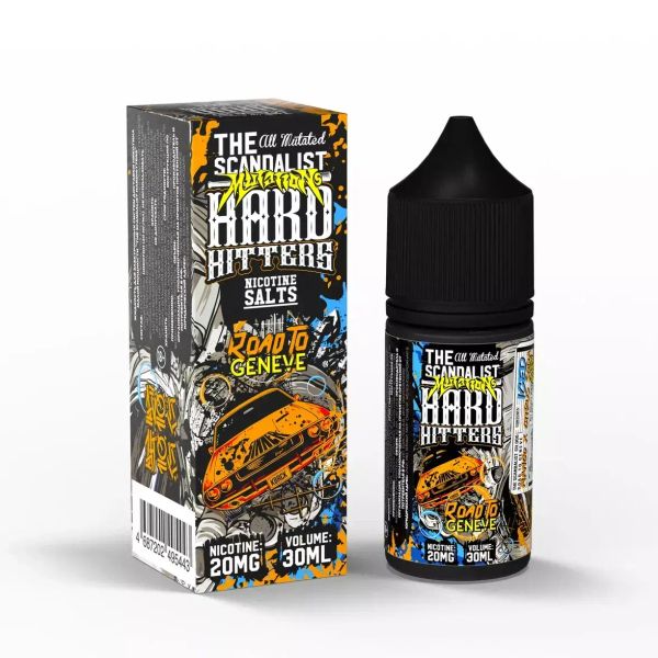 Купить Жидкость The Scandalist Hardhitters Salt - Road To Geneve 30 мл