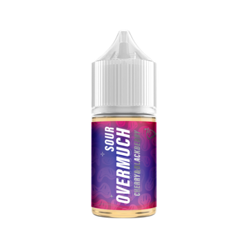 Купить Жидкость Overmuch Sour Salt 30 мл - Cherry Blackberry (20 мг)