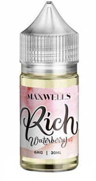 Цена на Жидкость Maxwell's Salt - Rich Waterberry 30 мл Купить Жидкость Maxwell's Salt - Rich Waterberry 30 мл