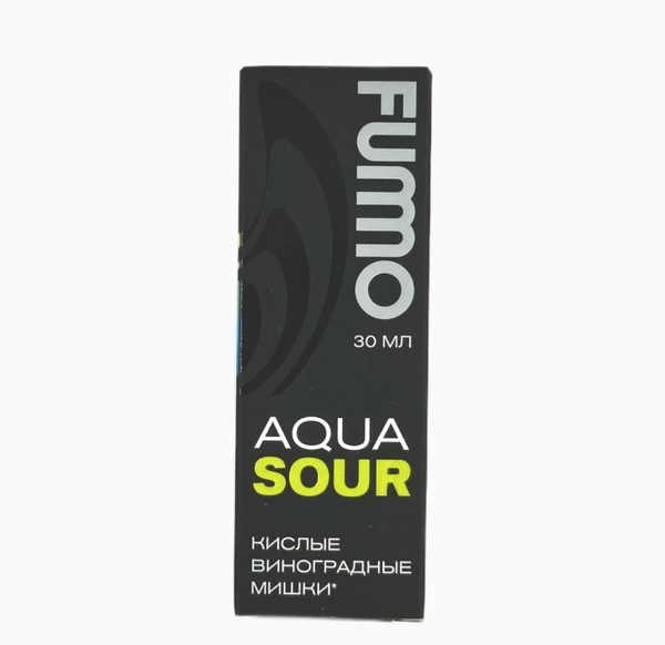 Купить Жидкость Fummo Aqua Sour Salt 30 мл - Кислые Виноградные Мишки (20 мг)