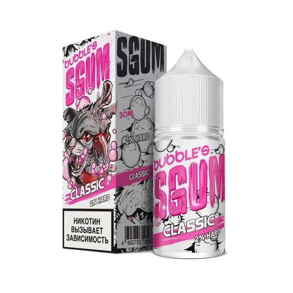 Купить Жидкость Bubble's SGUM Salt - Классическая жвачка 30 мл