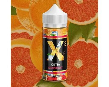 Купить Жидкость X-3 ICE TEA - Grapefruit 120 мл