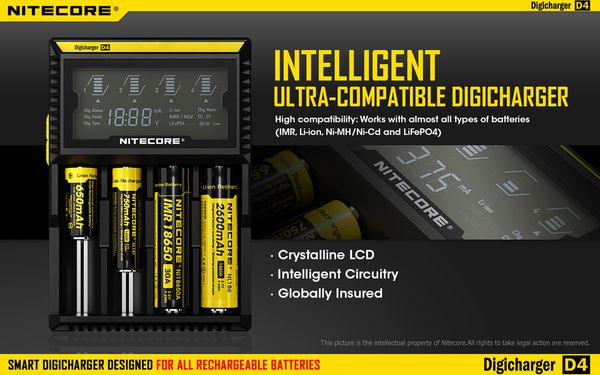 Купить NITECORE Digicharger D4