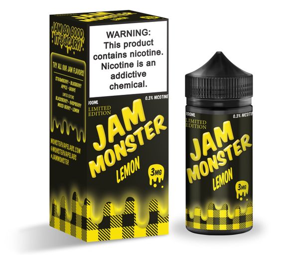 Цена на Жидкость JAM MONSTER Original - Lemon (100ml) Купить Жидкость JAM MONSTER Original - Lemon (100ml)