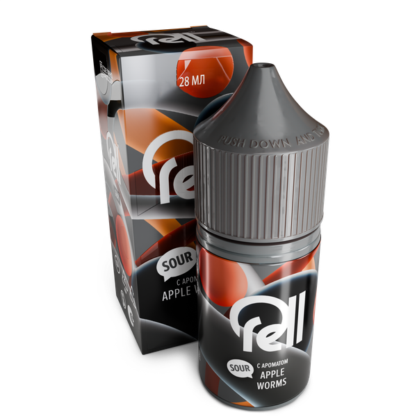 Купить Ароматизатор Rell Gray 28 мл - Sour Apple Worms