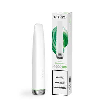 Купить Одноразовый Pod Plonq Plus Pro - Лайм-Лемонграсс (4000 затяжек)