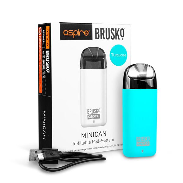 Купить Набор Aspire Brusko Minican Pod Kit бирюзовый