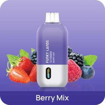 Купить Одноразовый Pod Funky Lands - Ягодный микс (10000 затяжек)