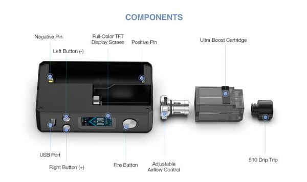 Купить Lost Vape Gemini Hybrid Pod Mod