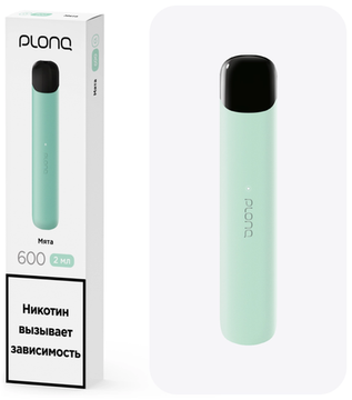 Купить Одноразовый Pod Plonq Alpha - Мята (600 затяжек)