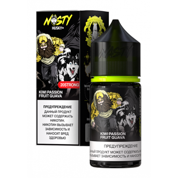 Купить Жидкость Nasty X Husky Import Salt 30 мл - Kiwi Passion Fruit Guava (20 мг)