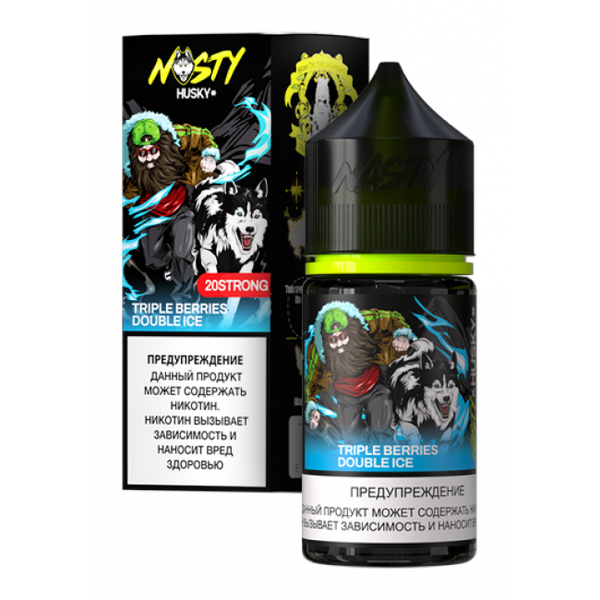 Купить Жидкость Nasty X Husky Import Salt 30 мл - Triple Berries Double Ice (Strong)