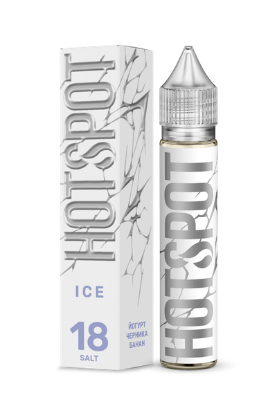 Купить Жидкость Hotspot Ice Salt - Ледяной Йогурт Черника Банан 30 мл