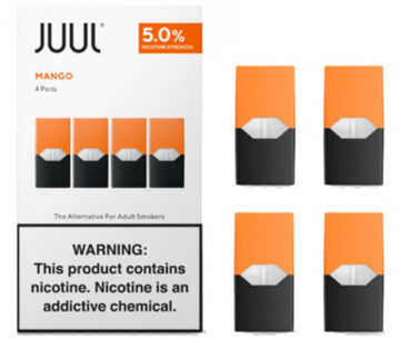 Купить Картридж Juul Labs - Mango 5% (4шт) analog