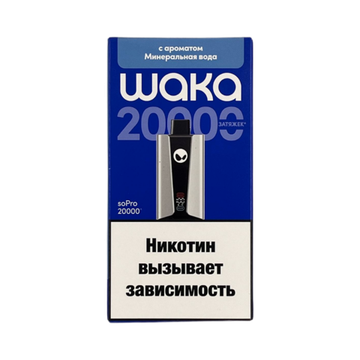 Купить Одноразовый Pod WAKA soPro - Минеральная Вода (20000 затяжек)