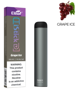Купить Одноразовый Pod Eleaf IStick D "Grape Ice" 5%