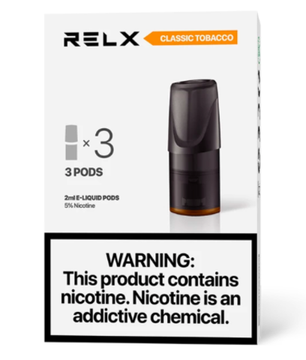 Купить Сменный Картридж RELX 2ml Classic Tobacco 5% (упаковка из 3шт)