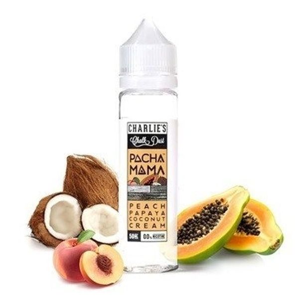 Цена на Жидкость Pacha Mama - Peach Papaya Coconut Cream (60 мл) Купить Жидкость Pacha Mama - Peach Papaya Coconut Cream (60 мл)