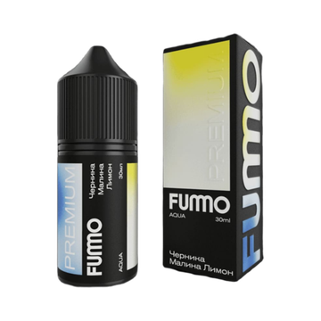Купить Жидкость Fummo Aqua Salt 30 мл - Черника Малина Лимон (20 мг)