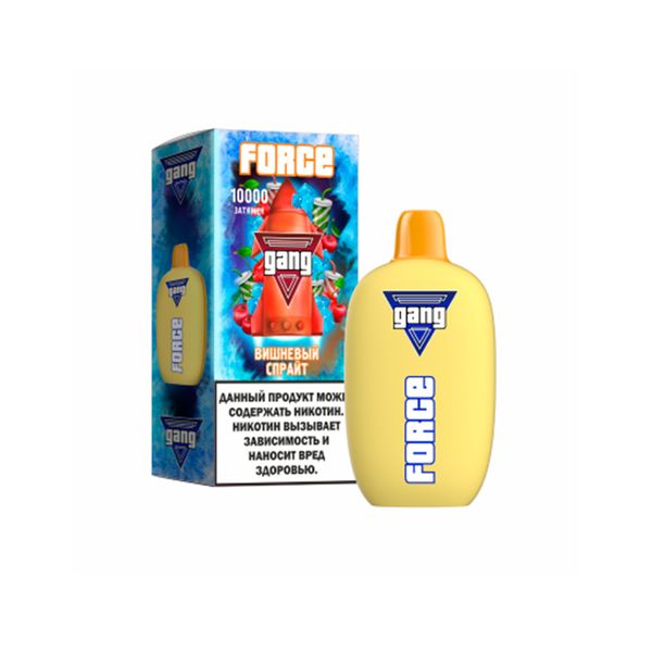Купить Одноразовый Pod GANG FORCE - Вишневый Спрайт (10000 затяжек)