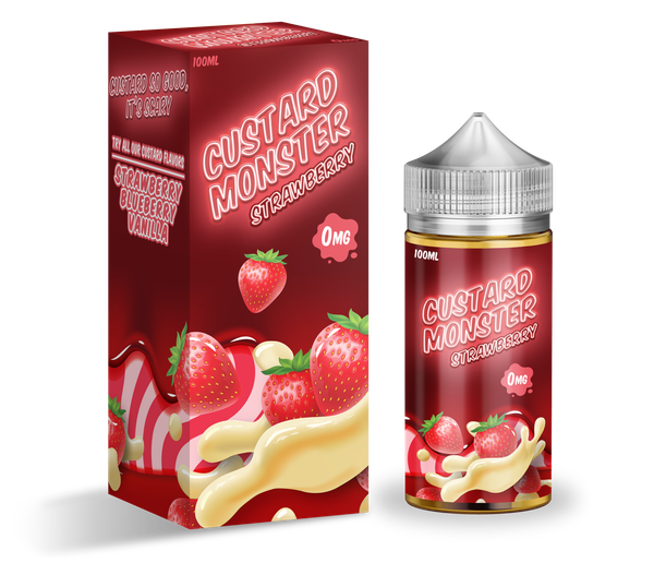 Купить Жидкость для электронной сигареты Custard Monster Original - Strawberry 100 мл