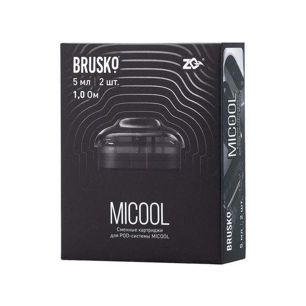 Купить Картридж Brusko ZQ Micool 1.0 Ohm, 5 мл