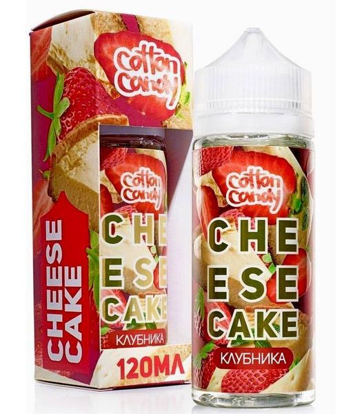 Купить Жидкость Cotton Candy Cheesecake - Клубника 120 мл