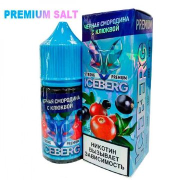 Купить Жидкость Iceberg Ice Legend Salt - Черная Смородина с Клюквой 30 мл