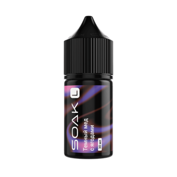 Купить Жидкость Soak L Salt 30 мл - Темный Мед с Ягодами 20 мг