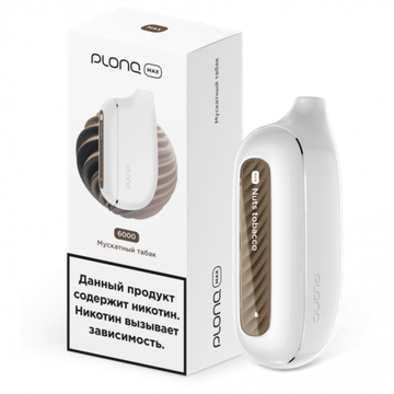 Купить Одноразовый Pod Plonq Plus Max - Мускатный табак (6000 затяжек)