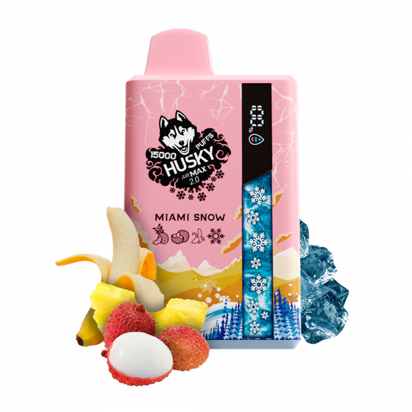 Купить Одноразовый Pod Husky Air Max 2.0 - Miami Snow (15000 затяжек)