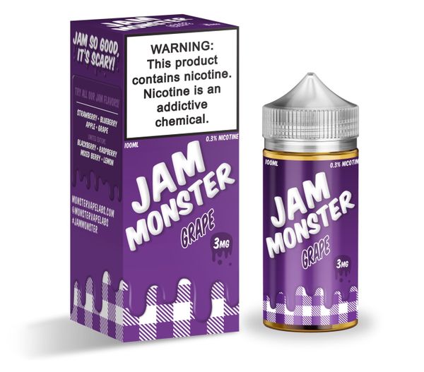 Цена на Жидкость JAM MONSTER Original - Grape (100ml) Купить Жидкость JAM MONSTER Original - Grape (100ml)