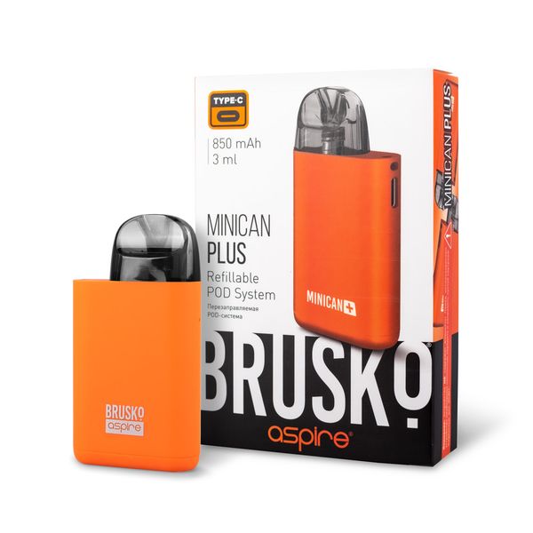 Купить Набор Aspire Brusko Minican Plus Pod Kit оранжевый