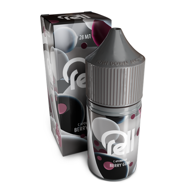 Купить Ароматизатор Rell Gray 28 мл - Berry Gum