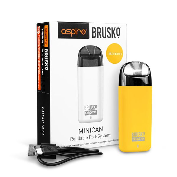 Купить Набор Aspire Brusko Minican Pod Kit желтый